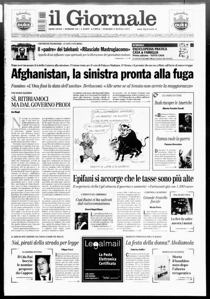 Il giornale : quotidiano del mattino